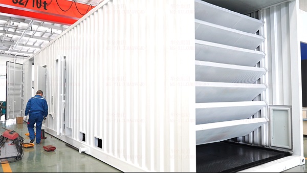 中亞客戶采購(gòu)華全集裝箱發(fā)電站